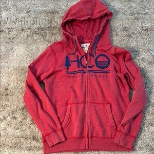 🍍HOLLISTER FULL zip hoodie🍍SZ MED🍍pit to pit 21”🍍26” length🍍